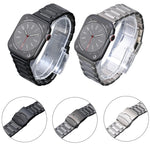 セーフティバックルチタン鋼ウォッチバンド、Apple Watch Ultra 49mm用、Apple Watch SE 2023 44mm用、Apple Watch SE 2023 40mm用、Apple Watch Ultra 2 49mm用、Apple Watch Series 9 45mm用、Apple Watch SE 2022 40mm用、Apple Watch SE 2022 44mm用