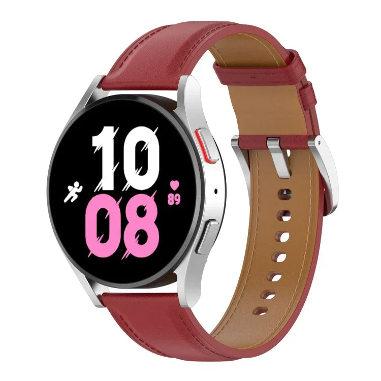 レザー交換用ウォッチバンド、Samsung Galaxy Watch 6 / 6 Classic用