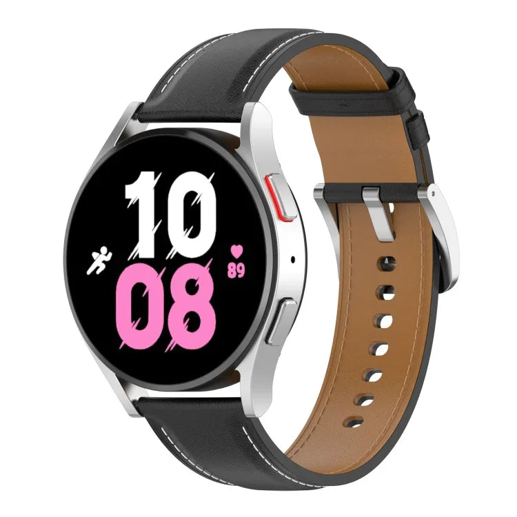 レザー交換用ウォッチバンド、Samsung Galaxy Watch 6 / 6 Classic用