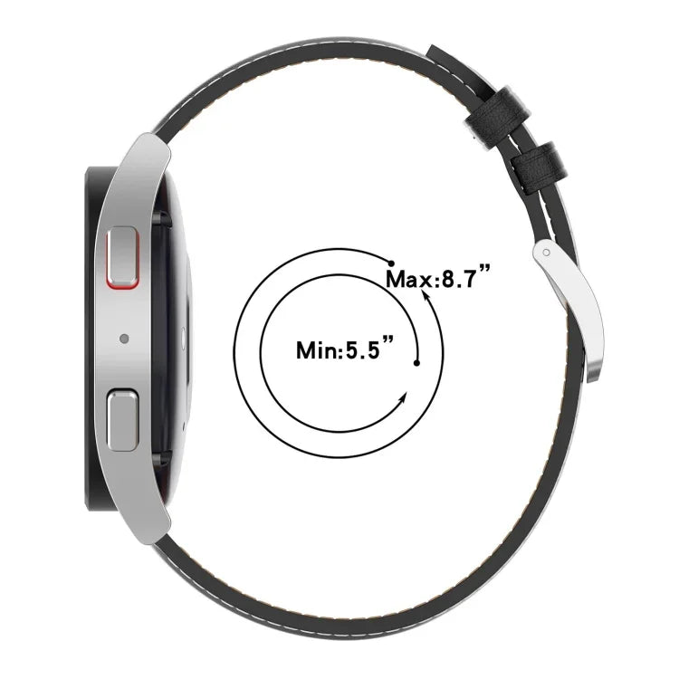 レザー交換用ウォッチバンド、Samsung Galaxy Watch 6 / 6 Classic用