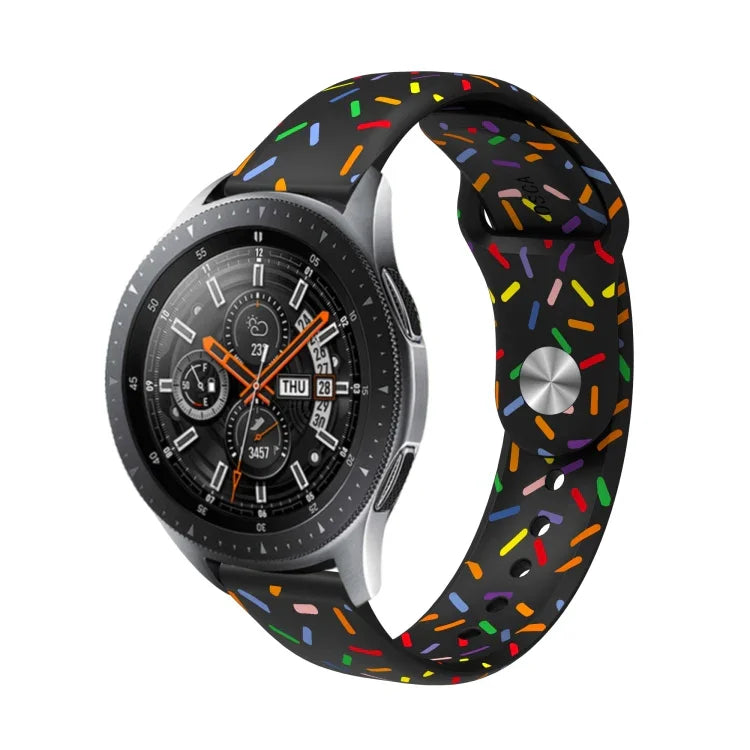 スポーツレインボードットシリコンウォッチバンド、Samsung Galaxy Watch 6 / 6 Classic用