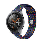 スポーツレインボードットシリコンウォッチバンド、Samsung Galaxy Watch 6 / 6 Classic用