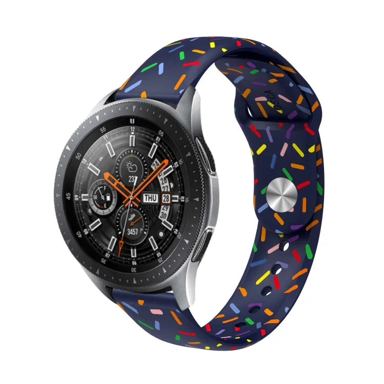 スポーツレインボードットシリコンウォッチバンド、Samsung Galaxy Watch 6 / 6 Classic用