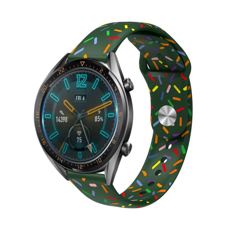 スポーツレインボードットシリコンウォッチバンド、Samsung Galaxy Watch 6 / 6 Classic用