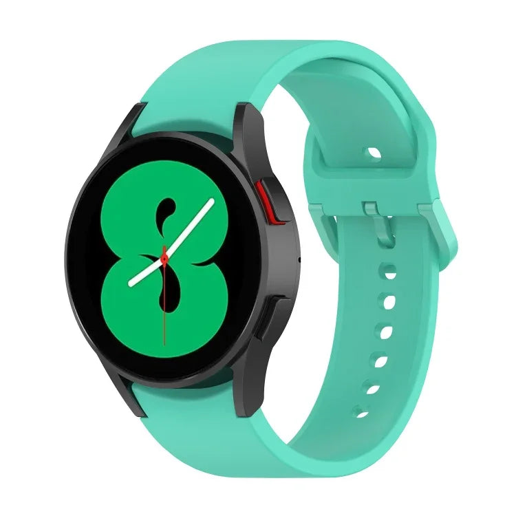 Samsung Galaxy Watch 6 / 6 Classic用無地バックルシリコンウォッチバンド、Lサイズ、Sサイズ