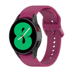 Samsung Galaxy Watch 6 / 6 Classic用無地バックルシリコンウォッチバンド、Lサイズ、Sサイズ