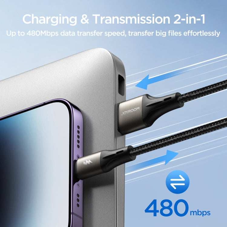 JOYROOM SA25-CL3 30W USB-C/Type-C から 8ピン 急速充電データケーブル、1.2m、2m、3m