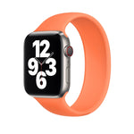 Apple Watch Series 5 & 4 40mm / 3 & 2 & 1 38mm用 単色伸縮シリコン交換用リストストラップウォッチバンド、サイズ:S 130mm, S 130mm, M 143mm, L 156mm