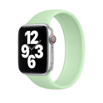 Apple Watch Series 5 & 4 40mm / 3 & 2 & 1 38mm用 単色伸縮シリコン交換用リストストラップウォッチバンド、サイズ:S 130mm, S 130mm, M 143mm, L 156mm