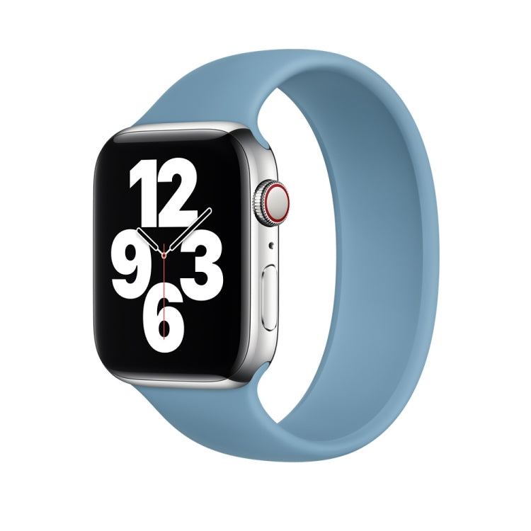 Apple Watch Series 5 & 4 40mm / 3 & 2 & 1 38mm用 単色伸縮シリコン交換用リストストラップウォッチバンド、サイズ:S 130mm, S 130mm, M 143mm, L 156mm