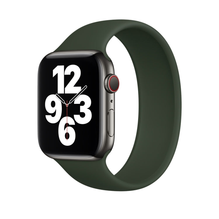 Apple Watch Series 8&7 41mm / SE 2&6&SE&5&4 40mm / 3&2&1 38mm用無地伸縮シリコンウォッチバンド サイズ:L 156mm, サイズ:L 156mm