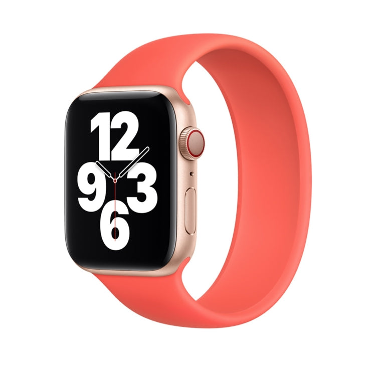 Apple Watch Series 8&7 41mm / SE 2&6&SE&5&4 40mm / 3&2&1 38mm用無地伸縮シリコンウォッチバンド サイズ:L 156mm, サイズ:L 156mm