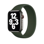 Apple Watch Series 5 & 4 44mm / 3 & 2 & 1 42mm 用 ソリッドカラー 弾性シリコン交換用リストストラップ、サイズ:S 130mm、S 130mm、サイズ:M 143mm、M 143mm、サイズ:L 156mm、L 156mm