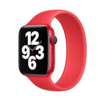 Apple Watch Series 5 & 4 44mm / 3 & 2 & 1 42mm 用 ソリッドカラー 弾性シリコン交換用リストストラップ、サイズ:S 130mm、S 130mm、サイズ:M 143mm、M 143mm、サイズ:L 156mm、L 156mm