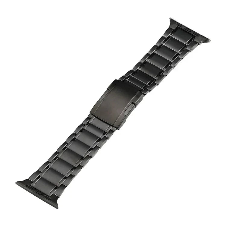 五珠亀バックル チタンステンレス製ウォッチバンド、Apple Watch Ultra 49mm用、Apple Watch SE 2023 44mm用、Apple Watch Ultra 2 49mm用、Apple Watch Series 9 45mm用、Apple Watch SE 2022 44mm用、Apple Watch Series 8 45mm用、Apple Watch SE 4用...