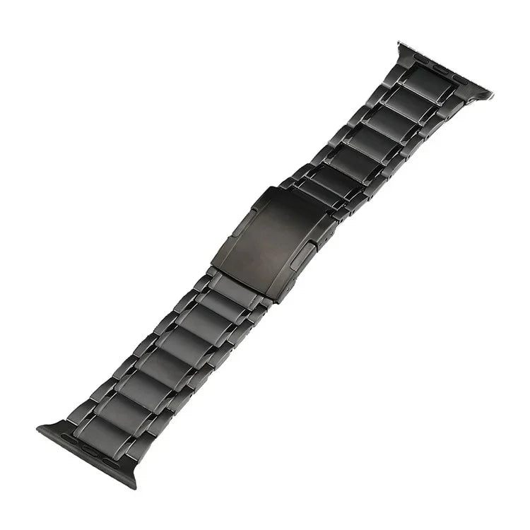 五珠亀バックル チタンステンレス製ウォッチバンド、Apple Watch Ultra 49mm用、Apple Watch SE 2023 44mm用、Apple Watch Ultra 2 49mm用、Apple Watch Series 9 45mm用、Apple Watch SE 2022 44mm用、Apple Watch Series 8 45mm用、Apple Watch SE 4用...