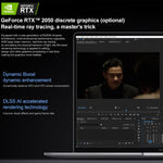 Xiaomi Book Pro 16 2022 ノートパソコン、16インチタッチスクリーン、Windows 11 Home 中国版、Intel 第12世代 Core i7-1260P RTX2050 専用グラフィックス、i7-1260P RTX2050
