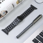 五珠チタン鋼ウォッチバンド、Apple Watch Ultra 49mm用、Apple Watch SE 2023 44mm用、Apple Watch SE 2023 40mm用、Apple Watch Ultra 2 49mm用、Apple Watch Series 9 45mm用、Apple Watch SE 2022 40mm用、Apple Watch SE 2022 44mm用