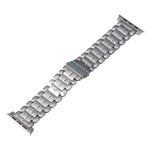 五珠チタンステンレス製ウォッチバンド、Apple Watch Series 6 44mm用、Apple Watch Series 5 44mm用、Apple Watch Series 5 40mm用、Apple Watch Series 4 44mm用、Apple Watch 42mm用、Apple Watch Series 3 38mm用、Apple Watch 38mm用                 ...