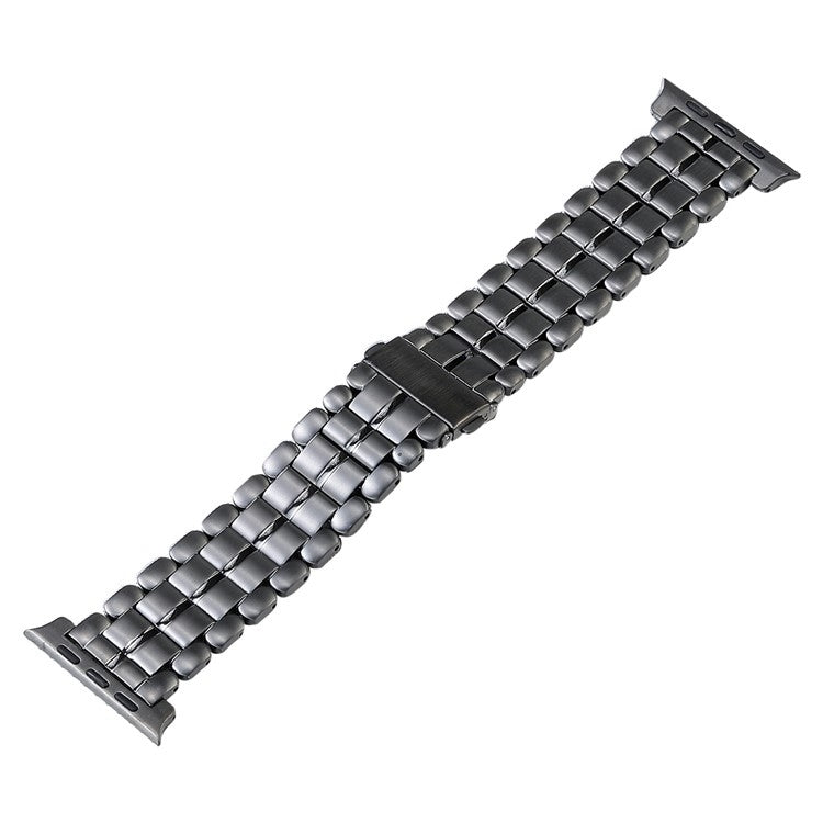 五珠チタン鋼ウォッチバンド、Apple Watch Ultra 49mm用、Apple Watch SE 2023 44mm用、Apple Watch SE 2023 40mm用、Apple Watch Ultra 2 49mm用、Apple Watch Series 9 45mm用、Apple Watch SE 2022 40mm用、Apple Watch SE 2022 44mm用