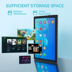 BDF P70 4G LTE タブレットPC 10.1インチ、Android 12 MTK6762 オクタコア、デュアルSIM対応、EUプラグ、8GB+256GB