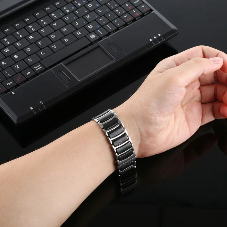 セラミックスチールウォッチバンド、Apple Watch Series 8&7 41mm / SE 2&6&SE&5&4 40mm / 3&2&1 38mm 用、Apple Watch Series 7 45mm / 6 & SE & 5 & 4 44mm / 3 & 2 & 1 42mm 用、Apple Watch Series 7 41mm / 6 & SE & 5 & 4 40mm / 3 & 2 & 1 38mm 用