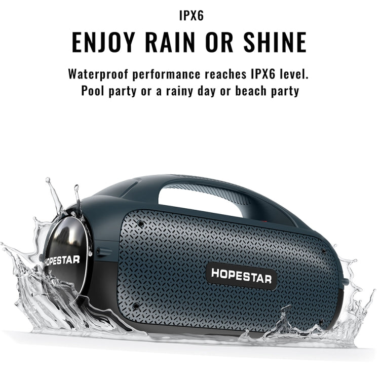HOPESTAR A50 80W IPX6 防水ポータブルBluetoothスピーカー アウトドアサブウーファー