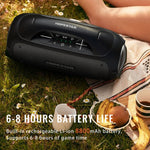 HOPESTAR A50 80W IPX6 防水ポータブルBluetoothスピーカー アウトドアサブウーファー