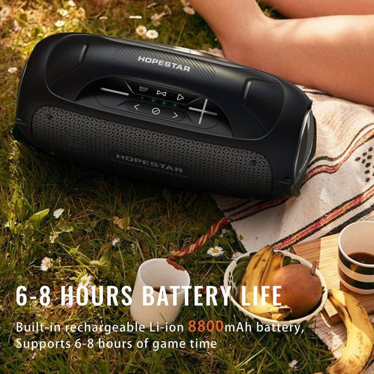 HOPESTAR A50 80W IPX6 防水ポータブルBluetoothスピーカー アウトドアサブウーファー