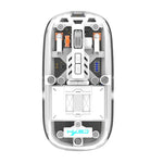 HXSJ T900 Transparent Magnet Three-mode Wireless Gaming Mouse