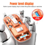 HXSJ T900 Transparent Magnet Three-mode Wireless Gaming Mouse