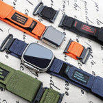 AW ナイロン二段式ウォッチバンド、Apple Watch Series 2 42mm用、Apple Watch Series 2 38mm用、Apple Watch 42mm用、Apple Watch 38mm用