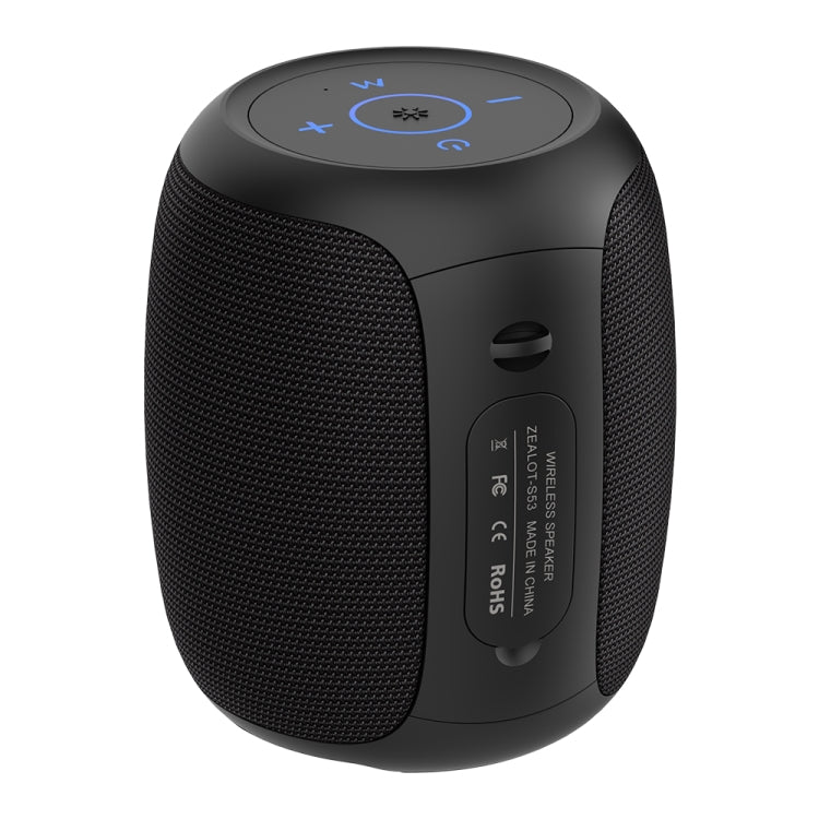 Zealot S53 IPX6 防水ポータブルカラフルワイヤレスBluetoothスピーカー、S53