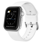 Pin Buckle Silicone Watch Band, For Apple Watch Series 8 41mm