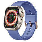 ピンバックルシリコンウォッチバンド、Apple Watch 38mm用