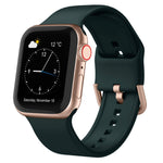 Pin Buckle Silicone Watch Band, For Apple Watch Series 7 41mm