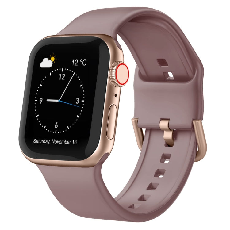 Pin Buckle Silicone Watch Band, For Apple Watch SE 40mm