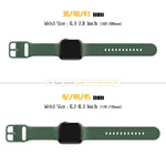 Pin Buckle Silicone Watch Band, For Apple Watch Series 4 40mm