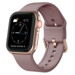 Pin Buckle Silicone Watch Band, For Apple Watch Series 2 42mm