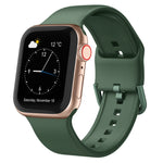 Pin Buckle Silicone Watch Band, For Apple Watch 42mm