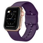 Pin Buckle Silicone Watch Band, For Apple Watch 42mm