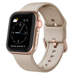 Pin Buckle Silicone Watch Band, For Apple Watch 38mm