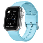 Pin Buckle Silicone Watch Band, For Apple Watch Series 9 45mm