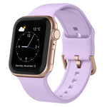Pin Buckle Silicone Watch Band, For Apple Watch Series 9 45mm