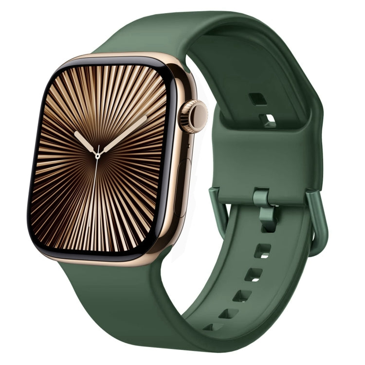 ピンバックルシリコンウォッチバンド、Apple Watch Series 10 46mm用