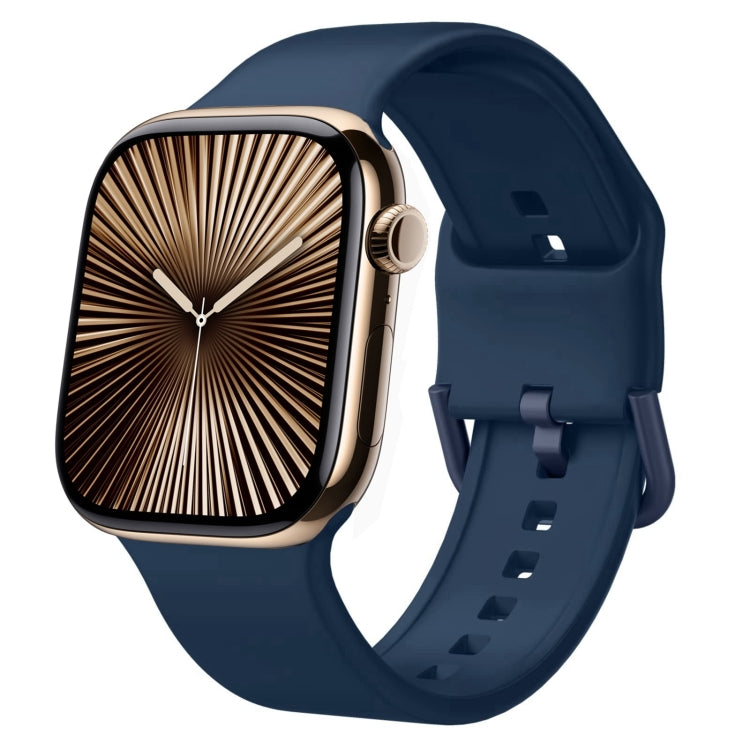 ピンバックルシリコンウォッチバンド、Apple Watch Series 10 46mm用