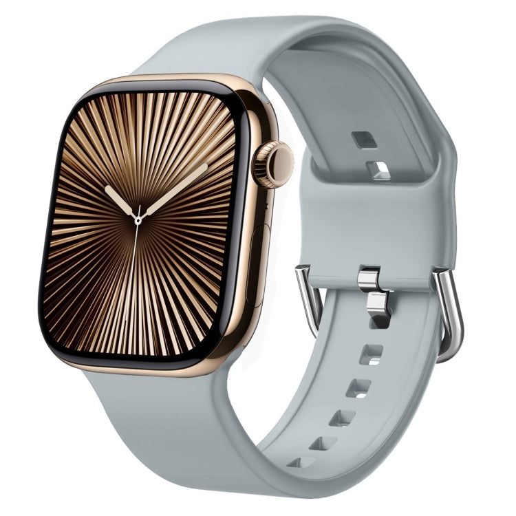 ピンバックルシリコンウォッチバンド、Apple Watch Series 10 46mm用