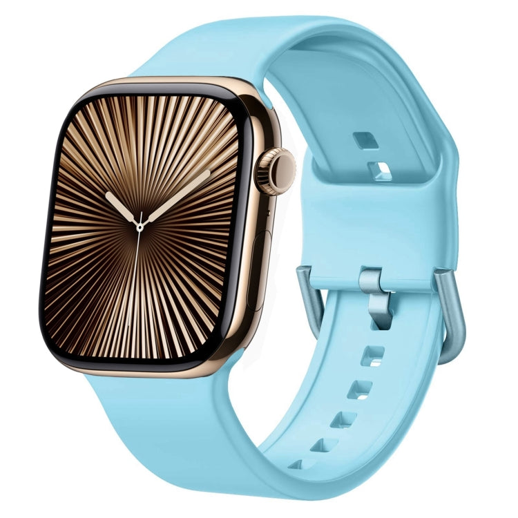 ピンバックルシリコンウォッチバンド、Apple Watch Series 10 46mm用