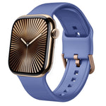 ピンバックルシリコンウォッチバンド、Apple Watch Series 10 46mm用