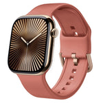 ピンバックルシリコンウォッチバンド、Apple Watch Series 10 46mm用
